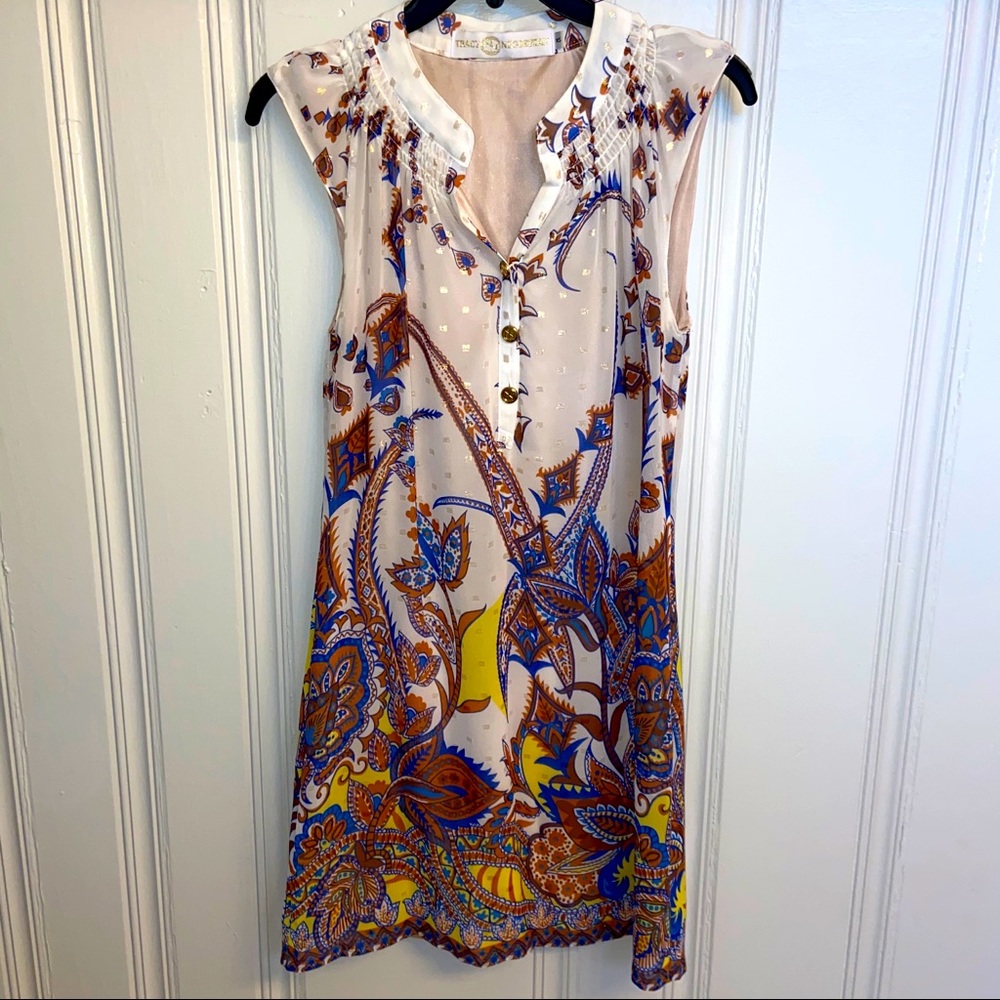 Tracy Negoshian Dress sleeveless sheath